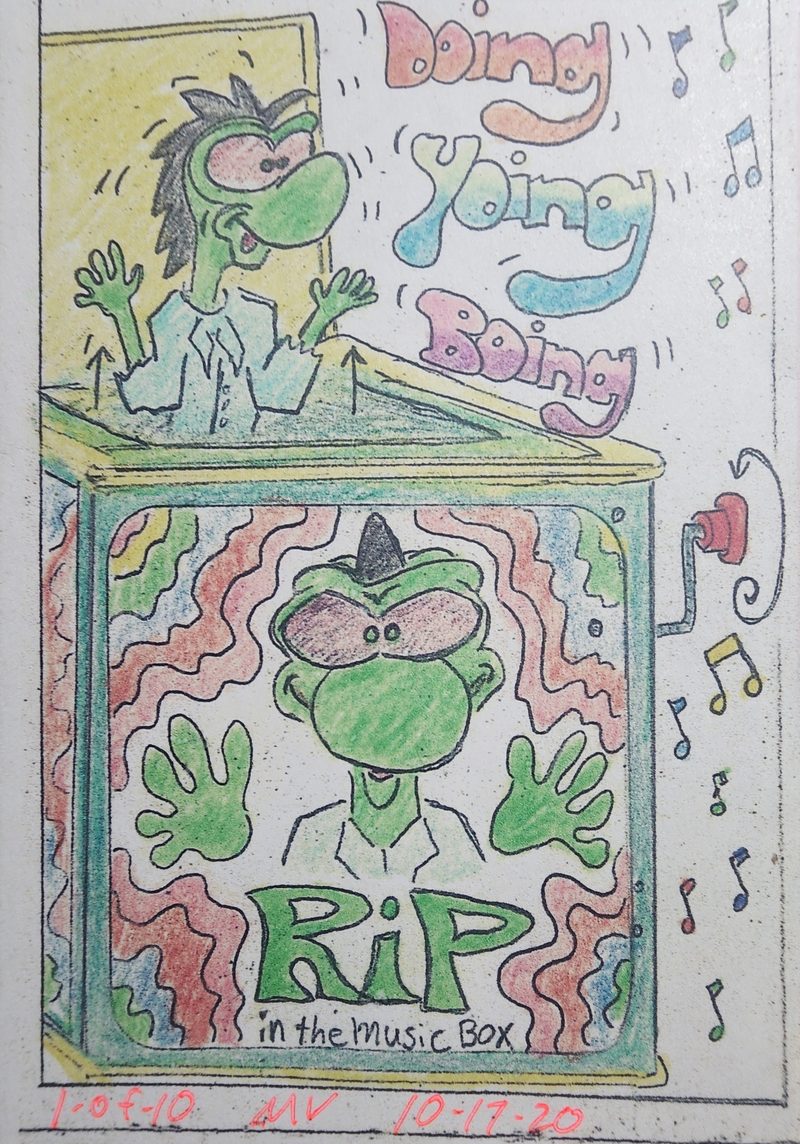 Rip in the Music Box. Original. Marty Volpe.