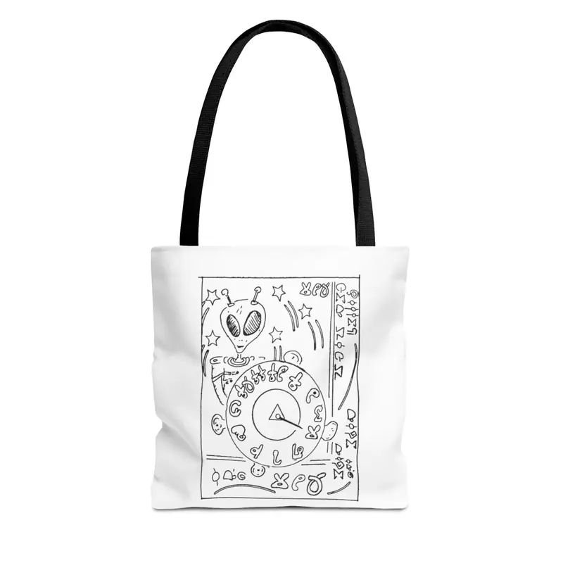 Ripinese Decoder Wheel on the All-Over Tote Bag. Art by Marty Volpe.